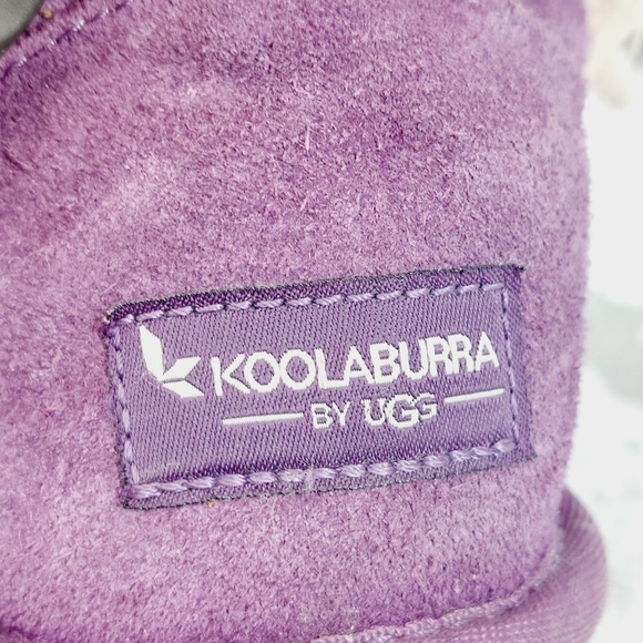 Koolaburra by UGG Victoria Purple Suede Short Fashion Boots  T438 - Picture 6 of 8